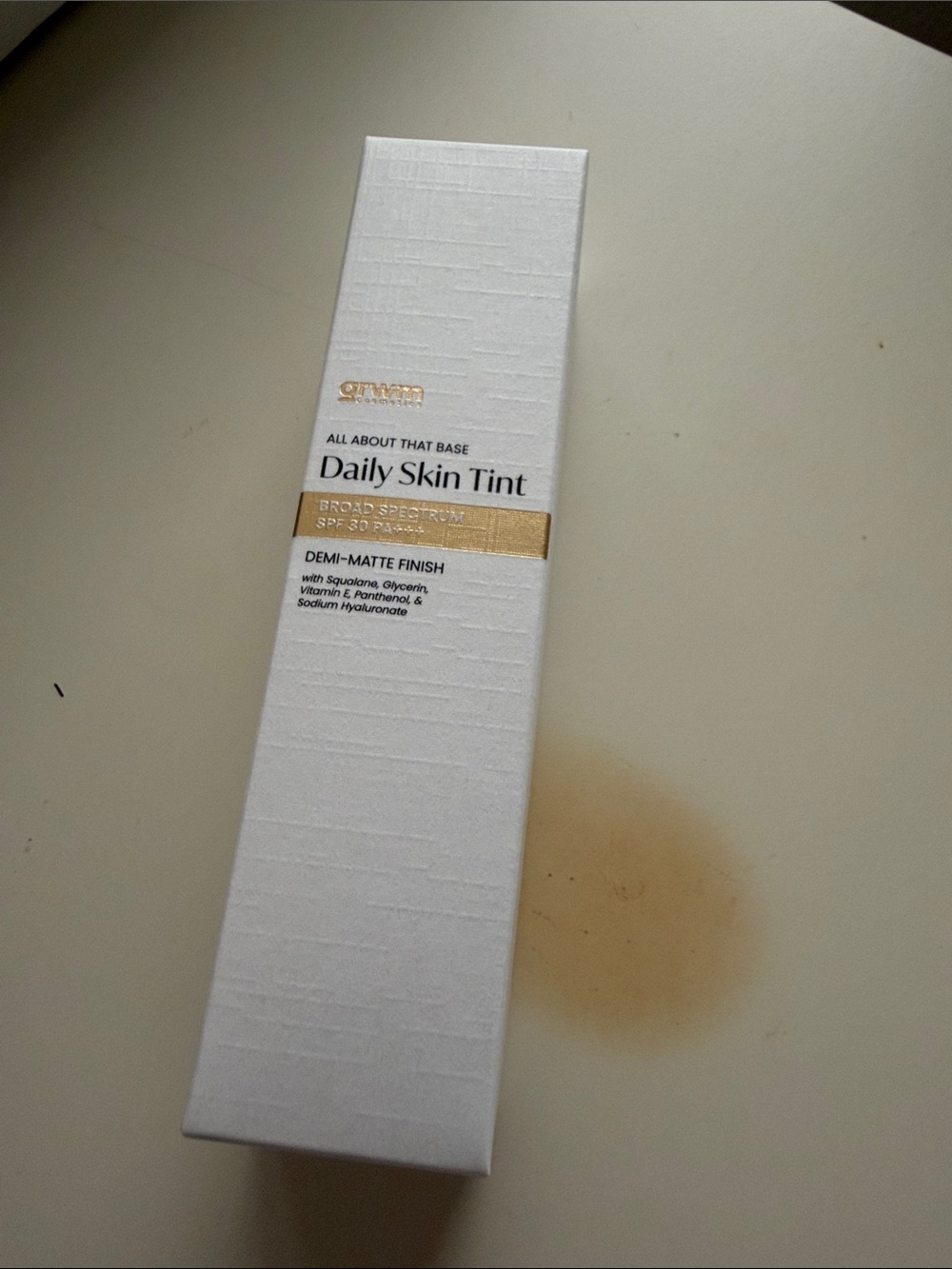 GRWM Daily Skin Tint - Demi-Matte Finish - almond